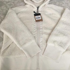 NWT North Face Mt.Shire Sherpa Hoodie Vint White X